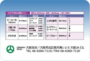 メタボカードの名入れ見本